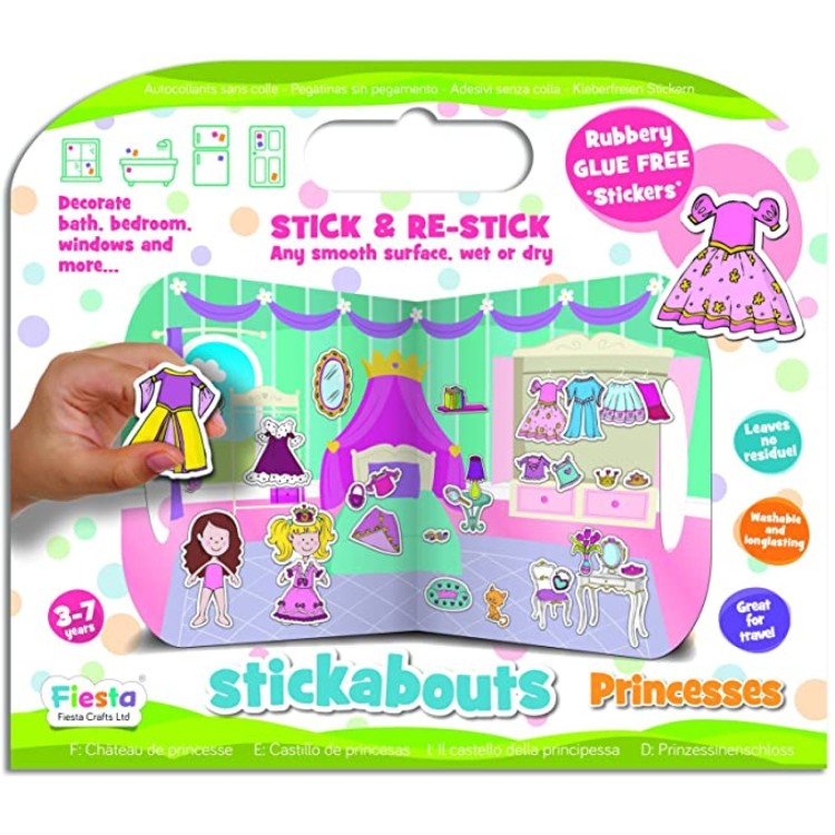 Stickabouts Reusable Stickers Princesses