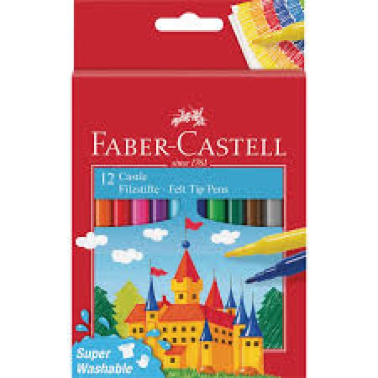Stone Marketing Faber Castell 12 Felt Tip Pens