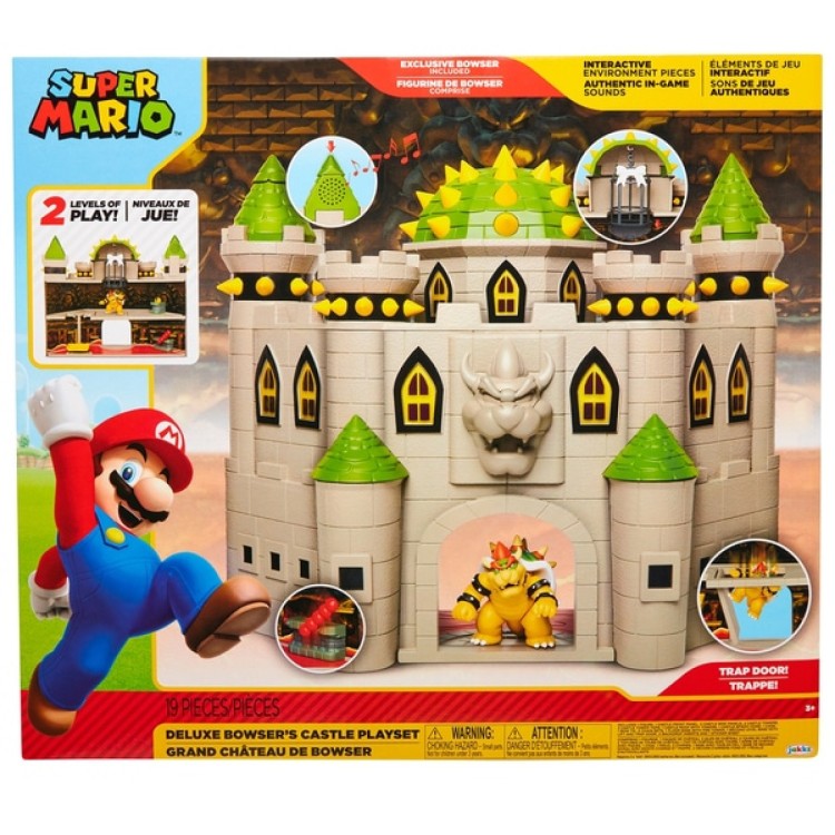 Jakks Super Mario Bowser's Deluxe Castle Playset
