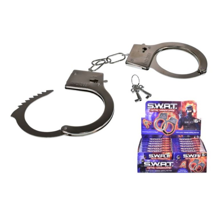 KTL SWAT Toy Metal Handcuffs in box TY5160