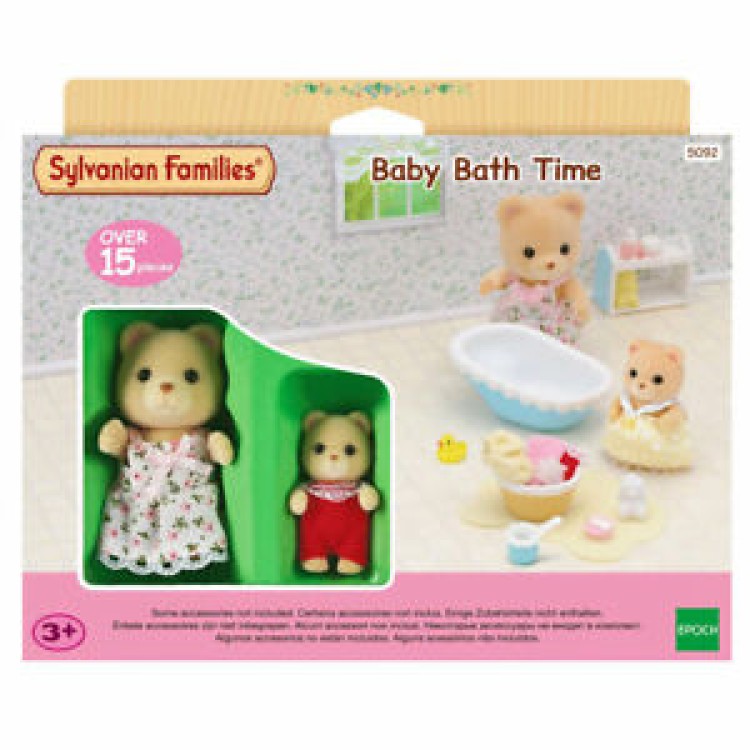 Epoch Sylvanian Families Baby Bath Time 5092