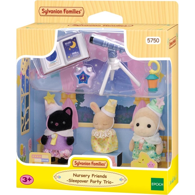 Epoch Sylvanian Families Nursery Friends Sleepover Party Trio 5750