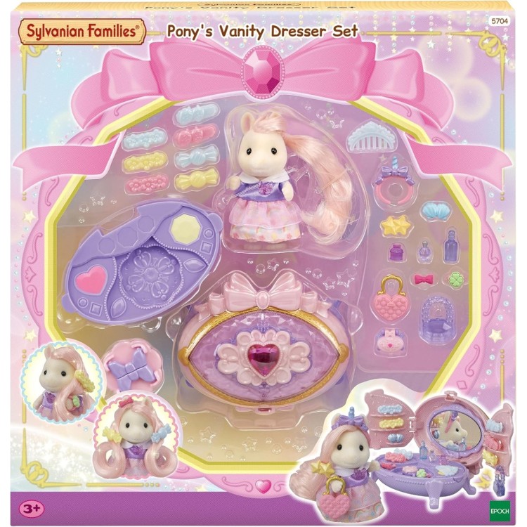 Epoch Sylvanian Families Pony's Vanity Dresser Set 5704
