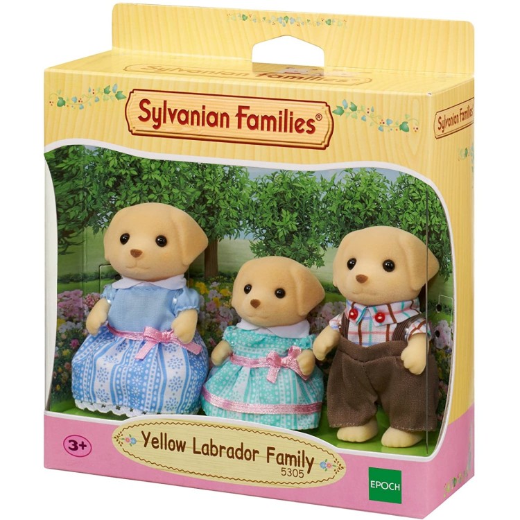Sylvanian Families 3 pack Yellow Labrador Family 5305