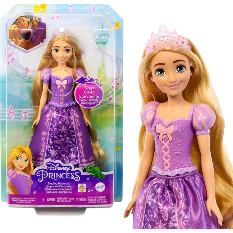 Mattel Disney Princess Tangled Singing Rapunzel Doll Mattel HDP41