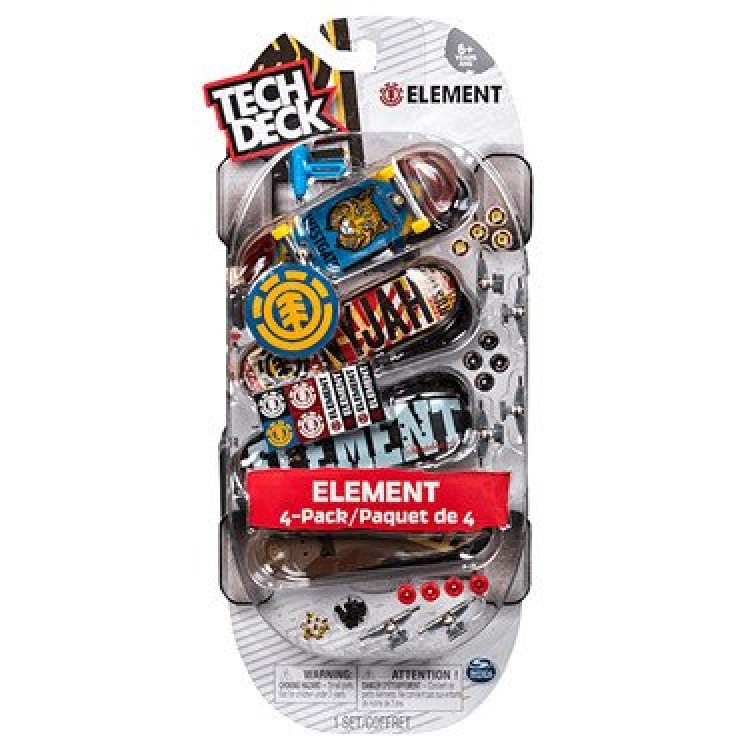 Tech Deck 4 Pack Assorted - One Supplied