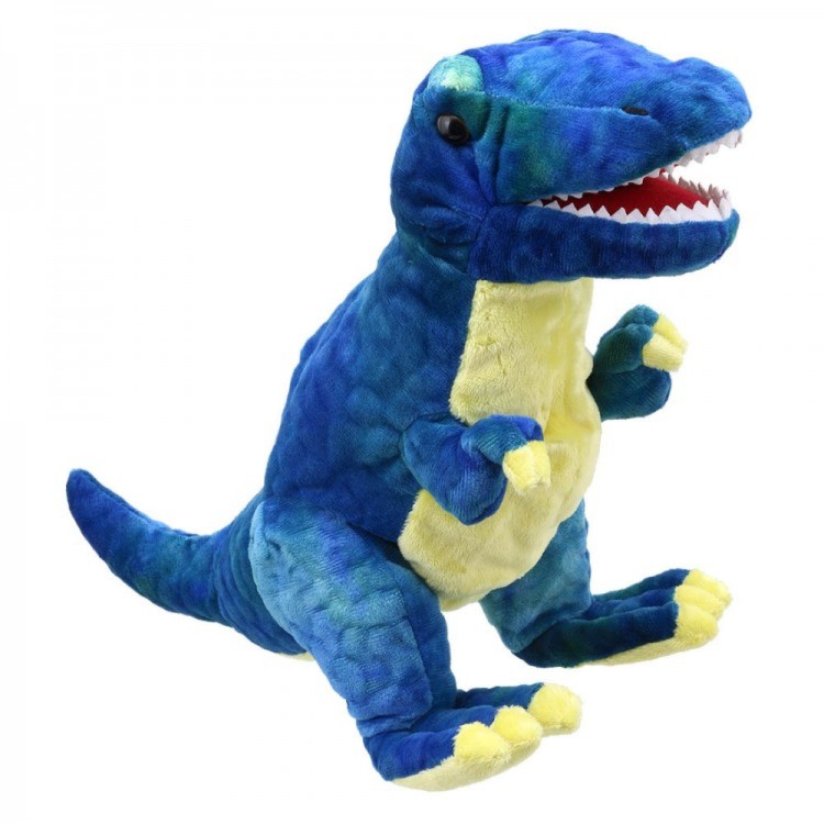 The Puppet Company BABY DINOS - BABY T-REX (BLUE) PC002905