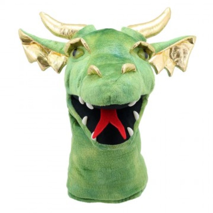 The Puppet Company - Large Green Dragon Head Puppet PC004804  