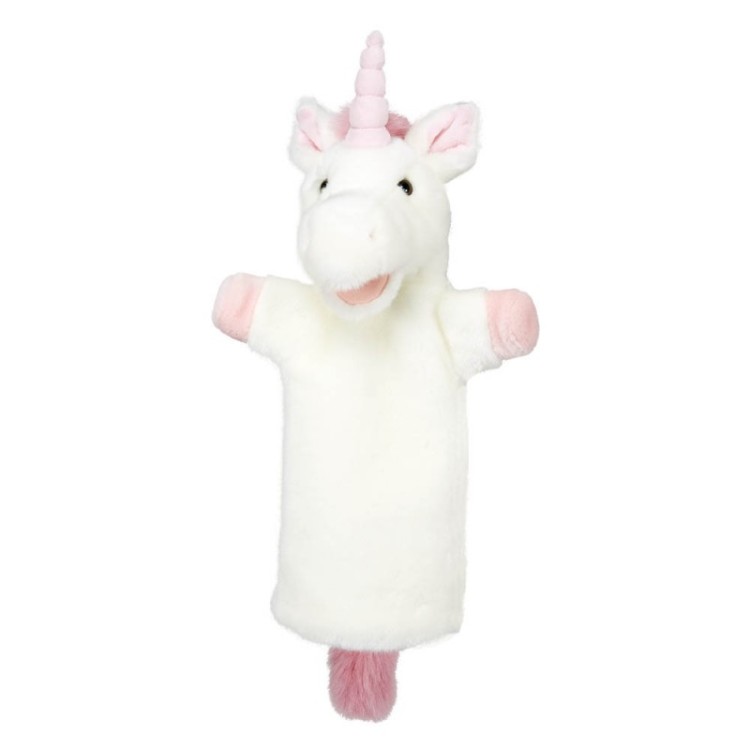 The Puppet Company Long Sleeved Glove Puppet - White Unicorn PC006049