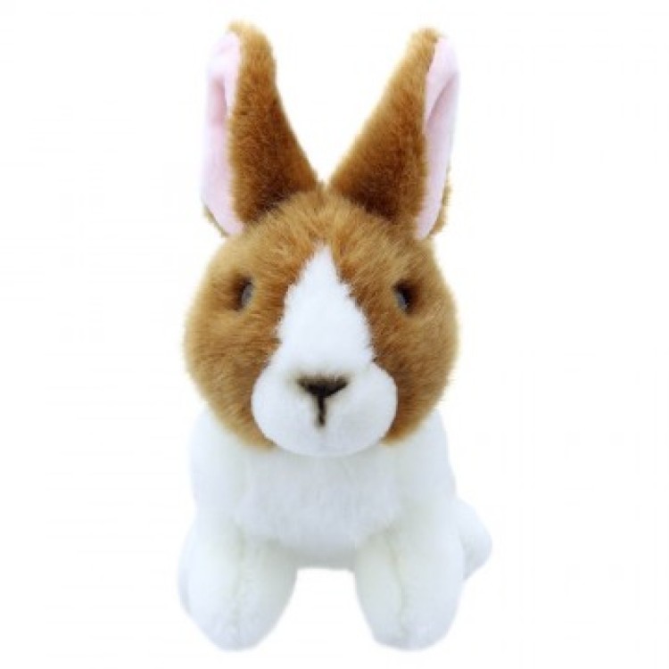 The Puppet Company Wilberry Mini: Rabbit Brown & White WB005023