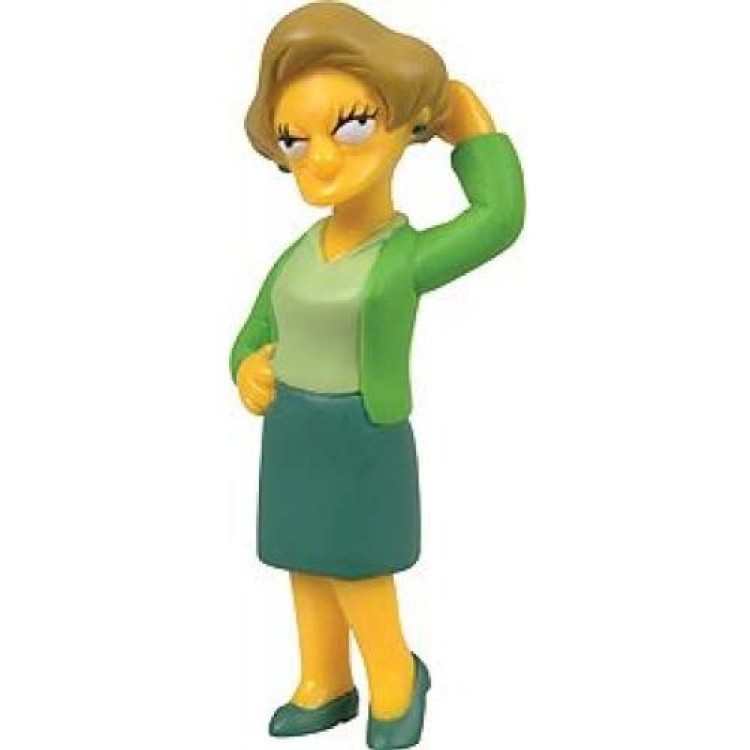 The Simpsons Collectable Figure SERIES 3 SPRINGFIELD ELEMENTARY EDNA KRABAPPEL