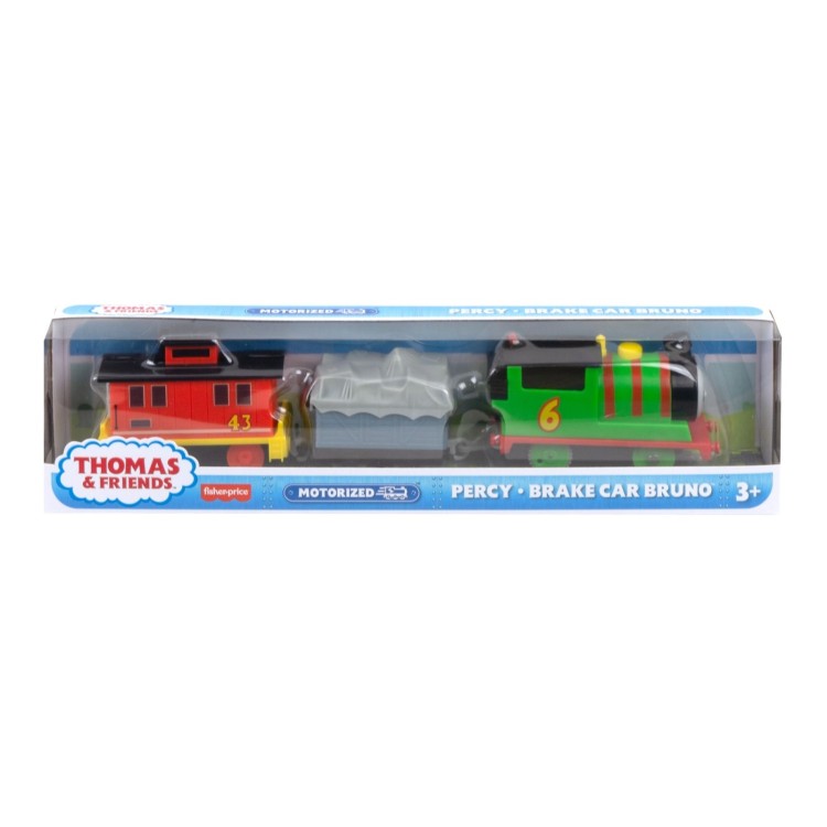 Mattel Thomas & Friends Motorized Engine - Percy & Brake Car Bruno HHN44
