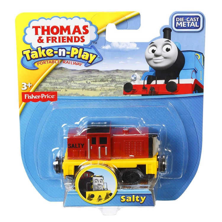 Mattel Thomas & Friends Take n Play Salty 2014 stock brand new on card!
