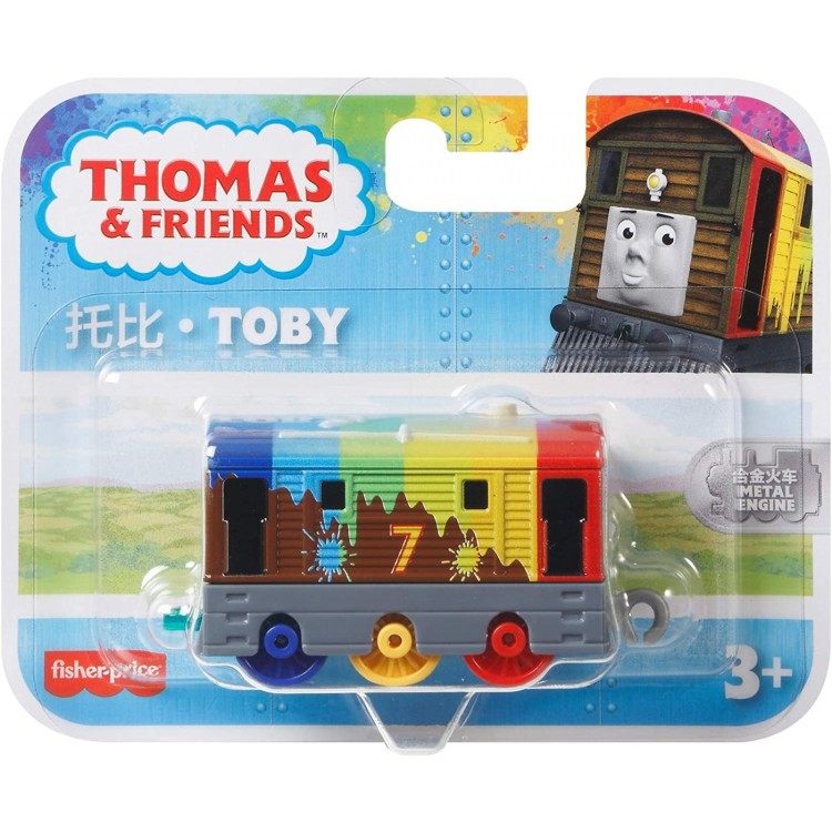 Thomas the tank engine and Friends push along Rainbow Toby GYV65