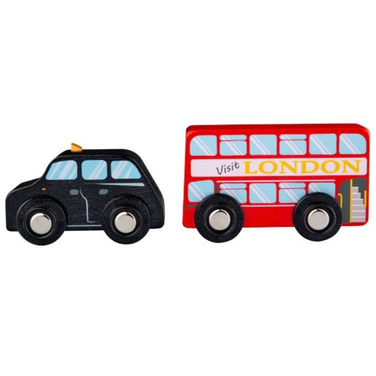 Tidlo Double Decker Bus And Black Cab T0111