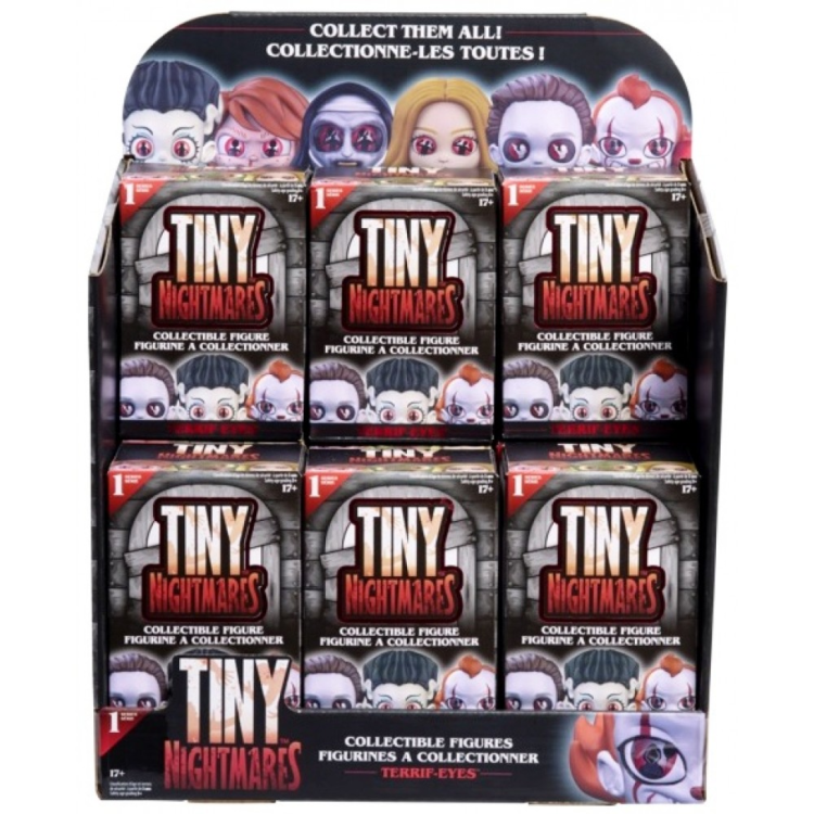 Just Play Tiny Nightmares Mystery Figure boxes