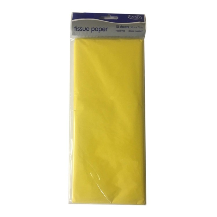Tissue Paper - Yellow