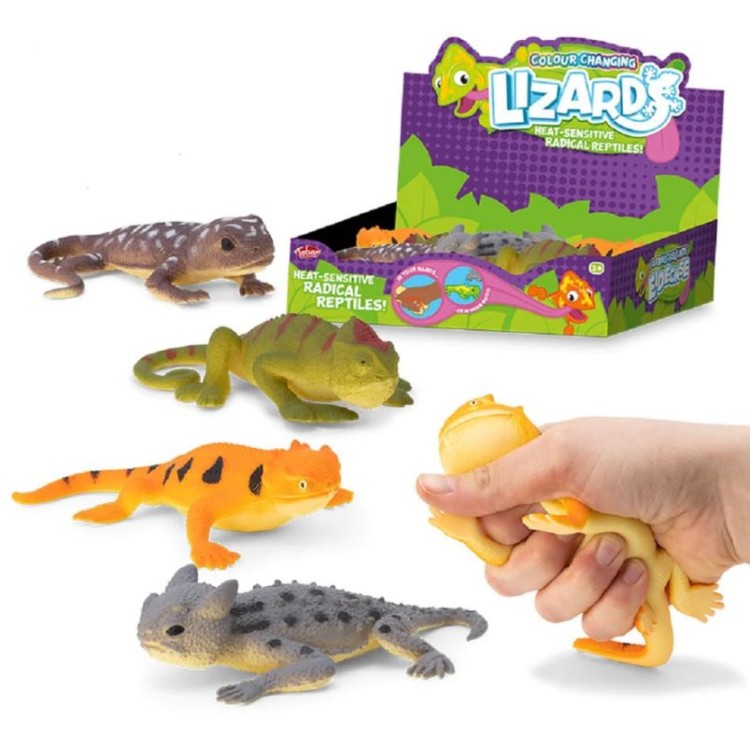 1FF Tobar Colour Changing Lizard Asssorted - One Supplied
