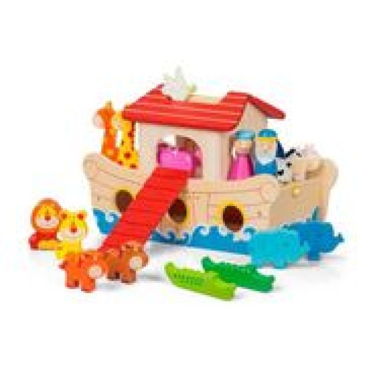 1FF Tobar Wooden Noah's Ark Playset 23064