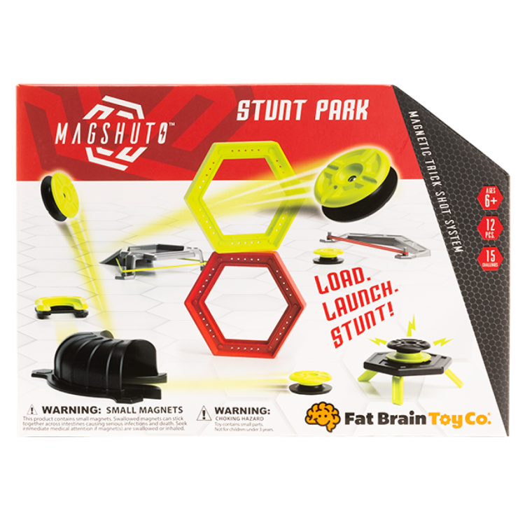 Tomy Fat Brain Toy Company Magshuto Stunt Park Mag Park