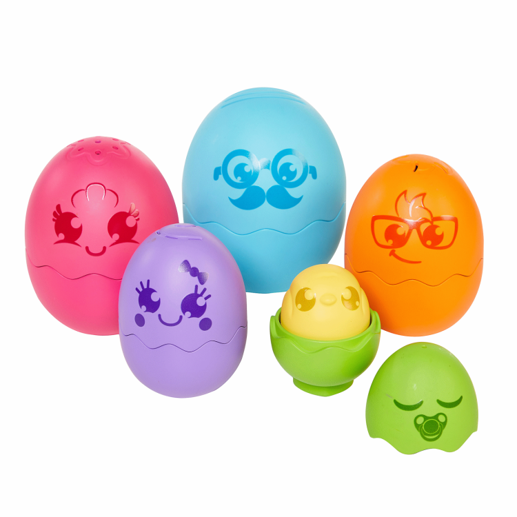 Tomy Hide & Squeak Nesting Eggs 6m+