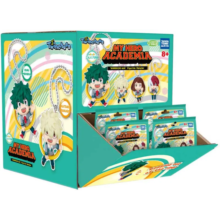 Tomy M806599 Twinchees My Hero Academia Konnichi-Wa Figurine Dangler