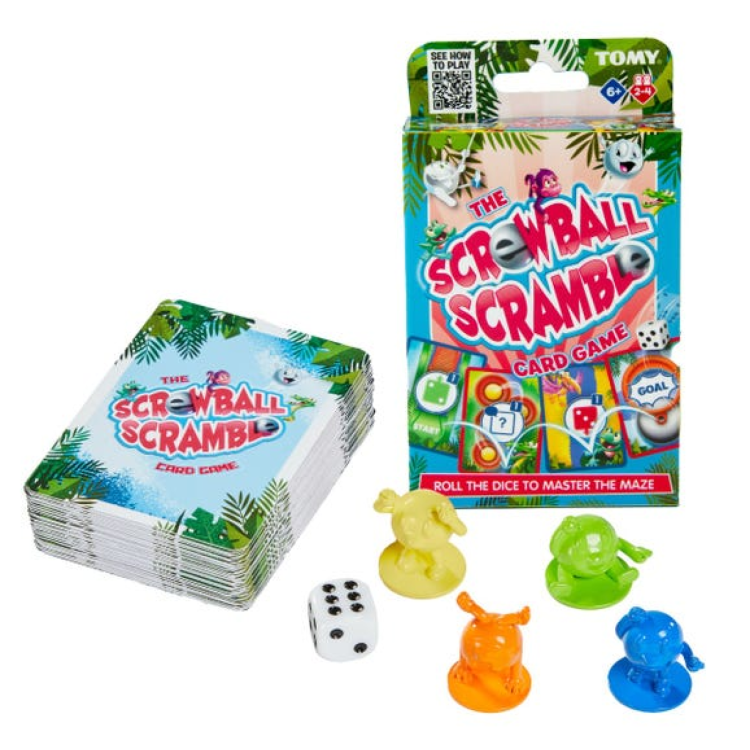 Tomy The Screwball Scramble card game
