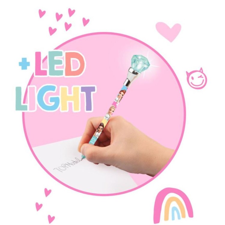 Depesche Top Model Ballpoint Pen With Diamond Light 12796