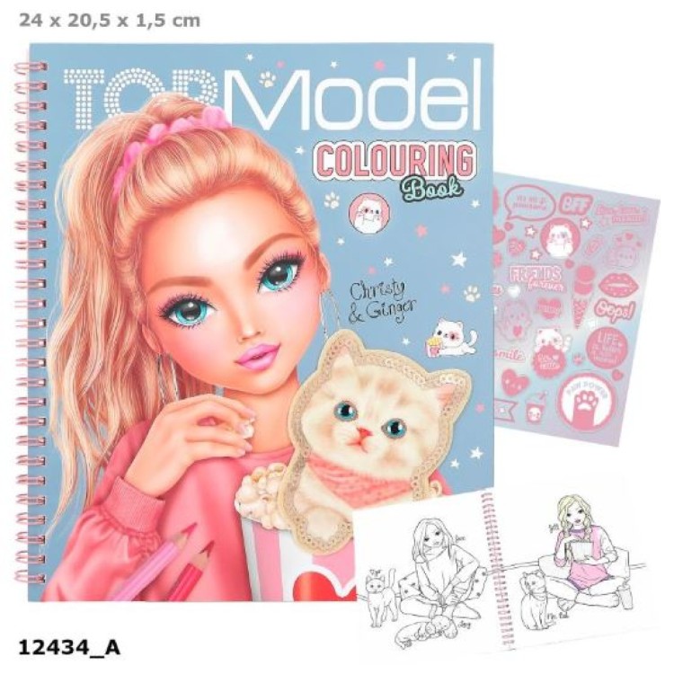 Top Model Cutie Star Colouring Book 12434