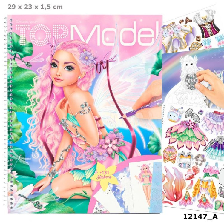 Top Model Fantasy Colouring Book 0412147