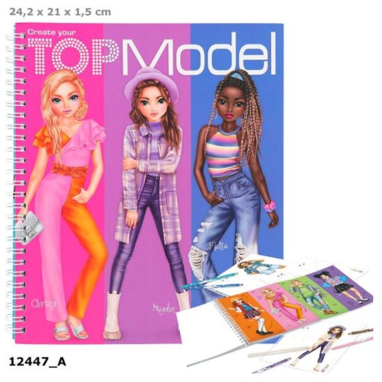 Top Model Create Your Top Model Colouring Book 12447