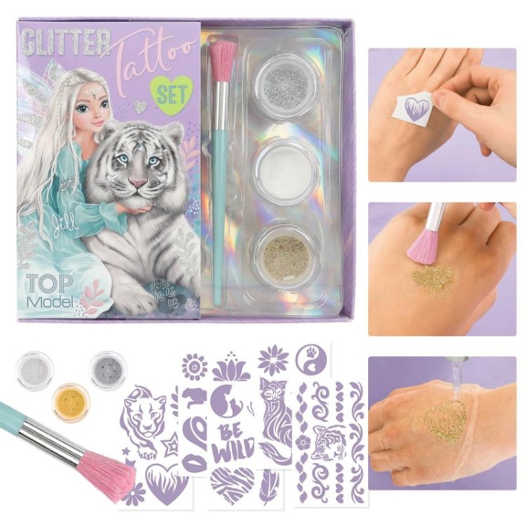 Depesche Top Model Glitter Tattoo Set 12518