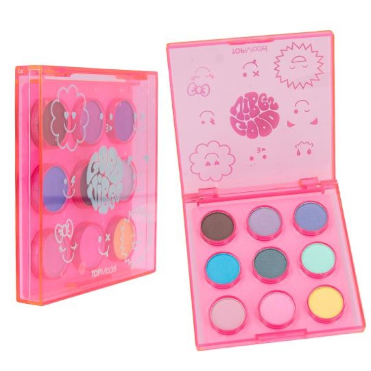 Depesche Top Model Good Vibes Night Light Eyeshadow Set - Pack Of Nine Colours 0412879_A