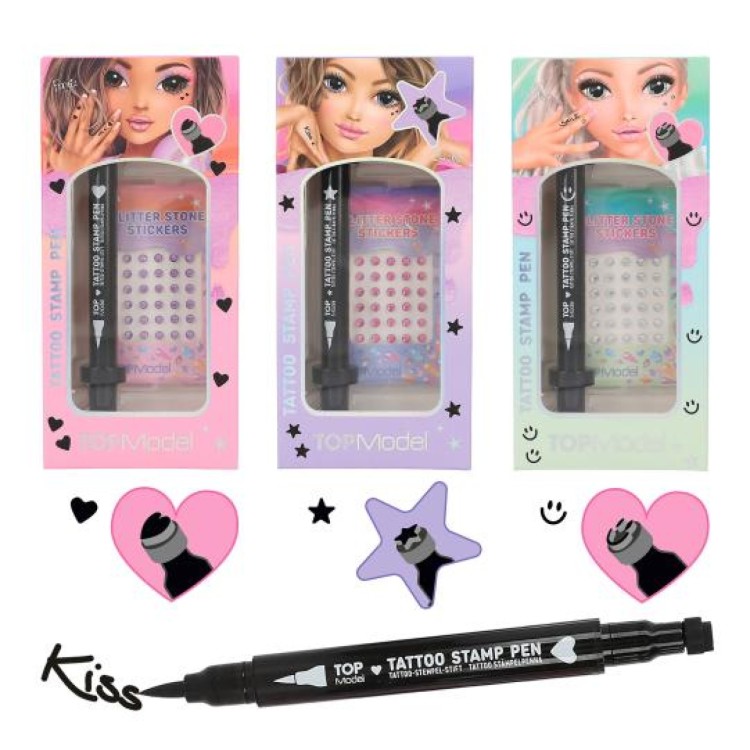 Depesche Top Model Tattoo Stamp Pen 12745 (Assorted - One Supplied)