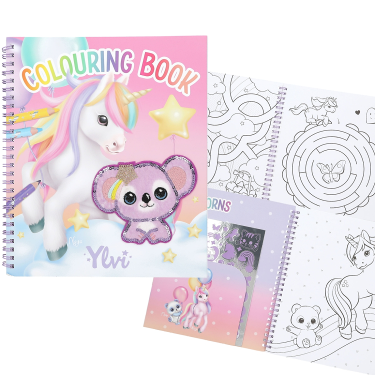 Depesche 0413587_A Top Model Ylvi colouring book With Unicorns 413587