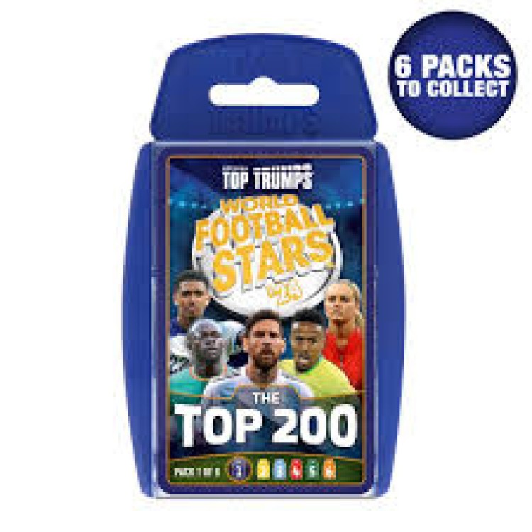 Top Trumps Specials World Football Stars '24 The Top 200 Pack 1