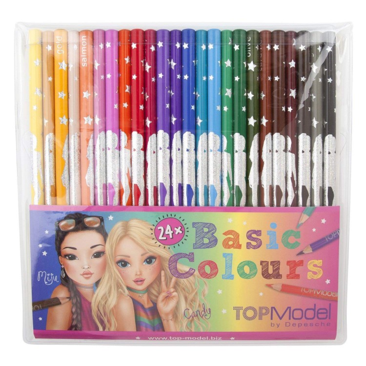 TOP Model Coloured Pencil, 24 Colours 46710