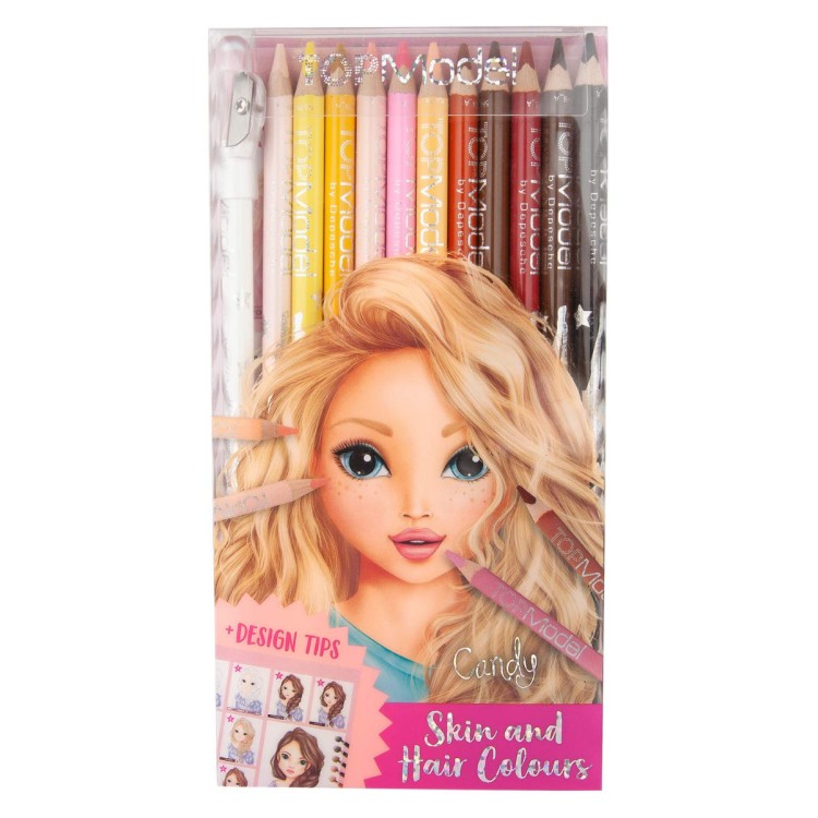Top Model Skin & Hair Colouring Pencil Set 5678_A