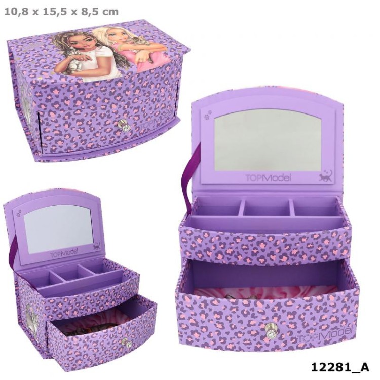 Depesche Model Jewellery Box Small LILAC LEO LOVE 0412281