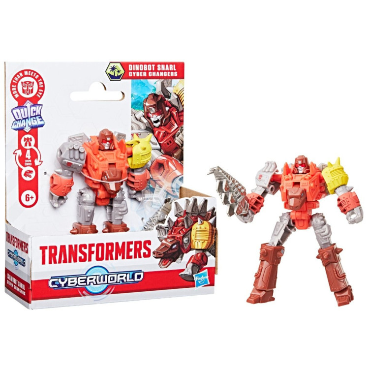 Hasbro Transformers CYBERWORLD Cyber Changers Dinobot Snarl  G0746