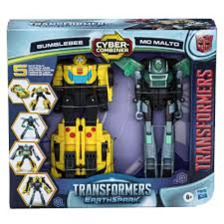Hasbro Transformers Earthspark Bumblebee & Mo Malto