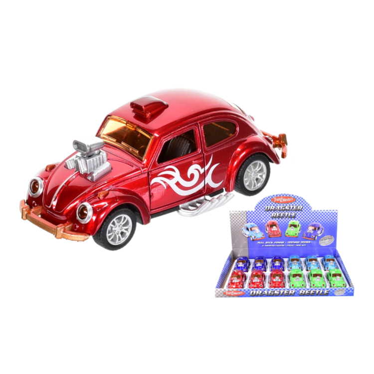 KTL Transzmasters Die-cast Pull-back Dragster Beetle TY4510
