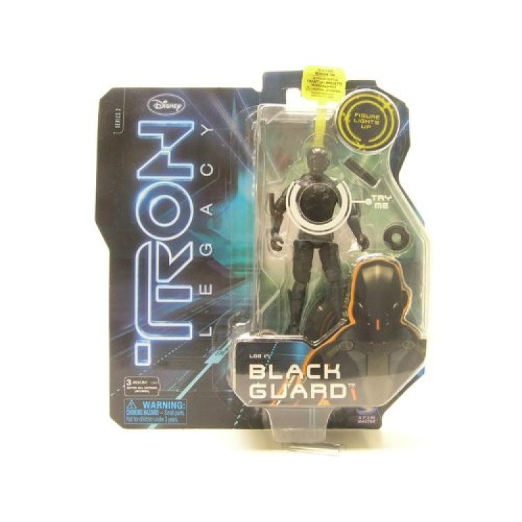 Tron Legacy 2010 Light Up Black Guard Figure