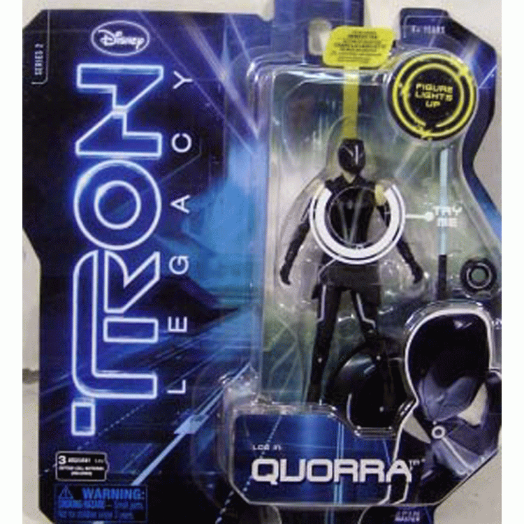 Tron Legacy 2010 Light Up Quorra Figure