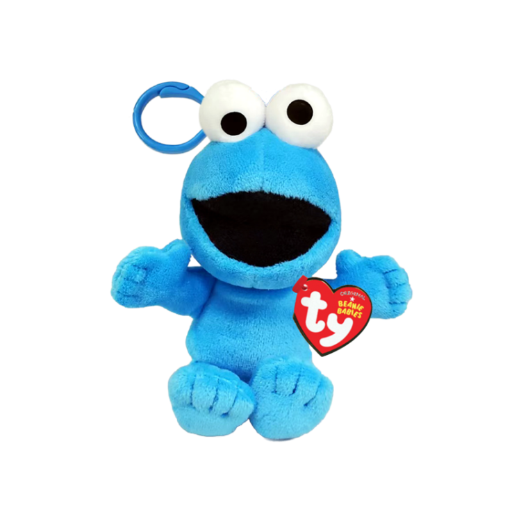TY Beanie Babies - 34039 Cookie Monster Key Clip