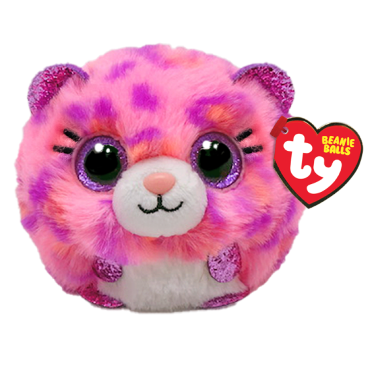 TY Beanie Balls - 42541 Topaz Pink Leopard