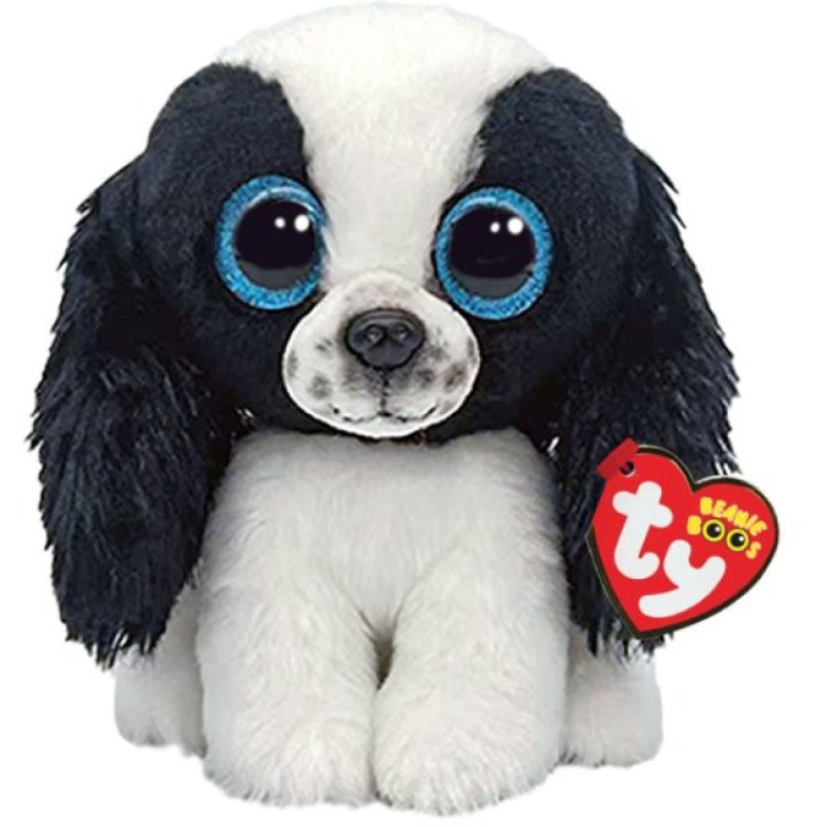 TY Beanie Boos - 36570 Sissy Black & White Dog
