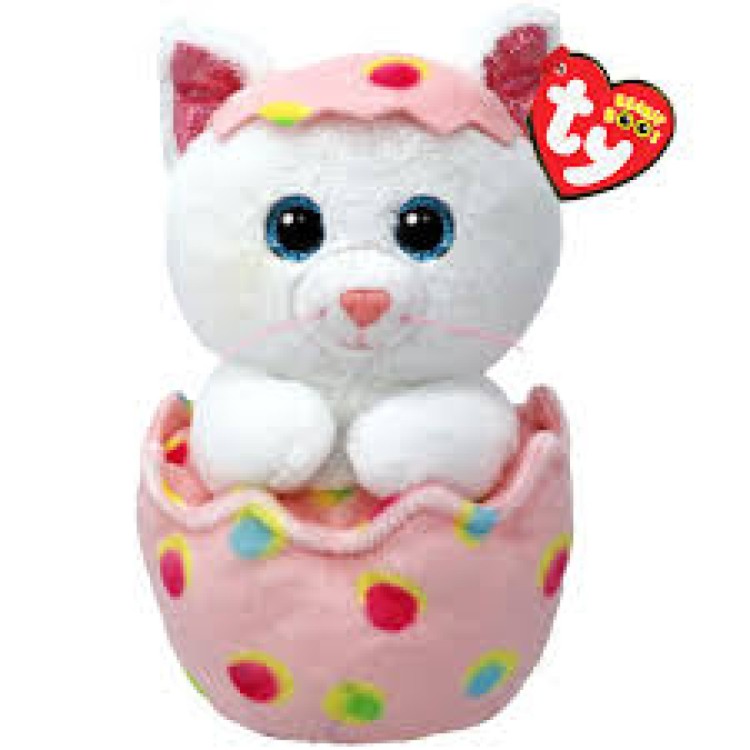 TY Beanie Boos 37369 Giggles Cat In Egg (Easter 2025)