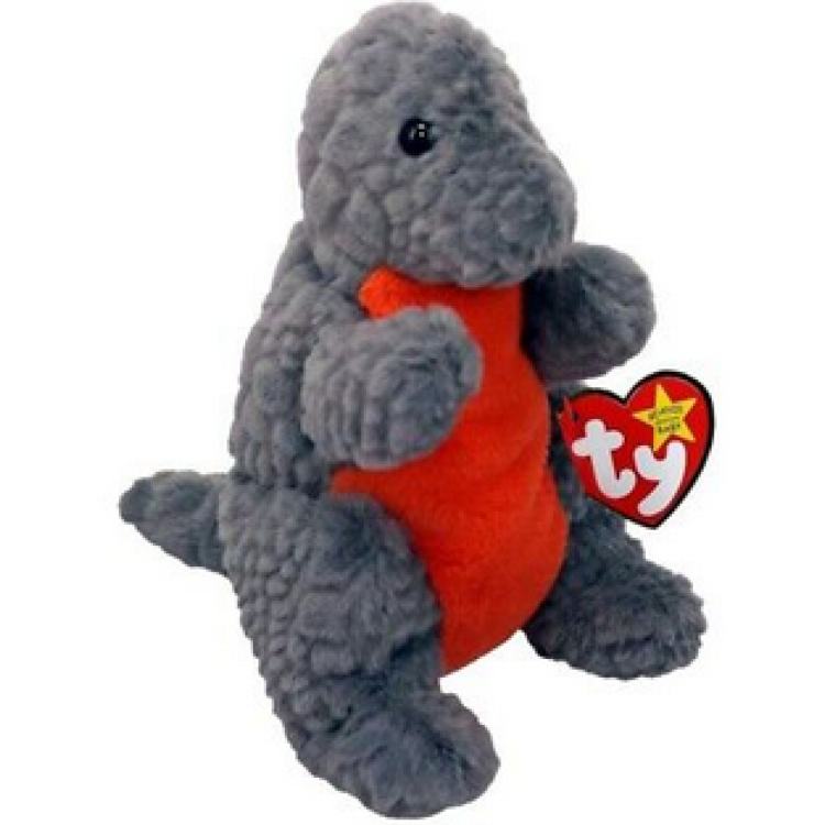 TY Beanie Original Baby- 4135 Emmett Dinosaur II