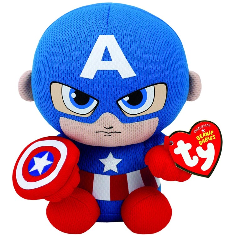 TY Beanie Babies - 41189 Marvel Captain America 